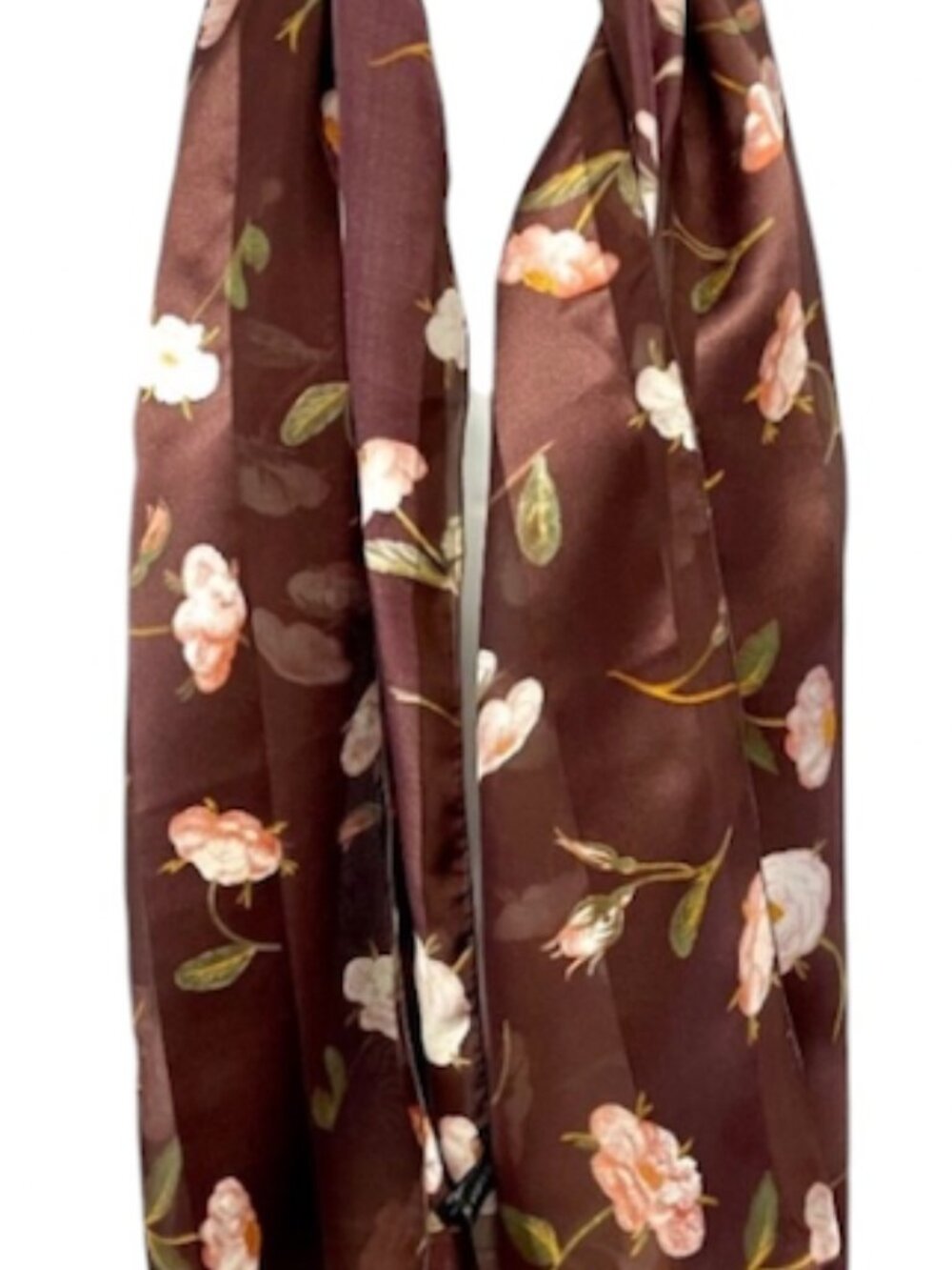Brochier Soieries Silk Floral Scarf made in France